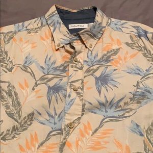 Nautica floral long sleeve shirt
